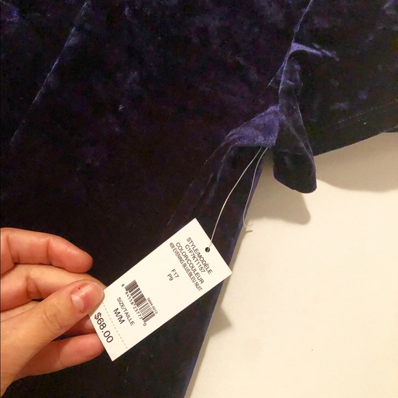 Lord & Taylor Crushed Velvet Shirt - Picture 3 of 4